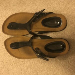 American Eagle by Payless brand sandals.